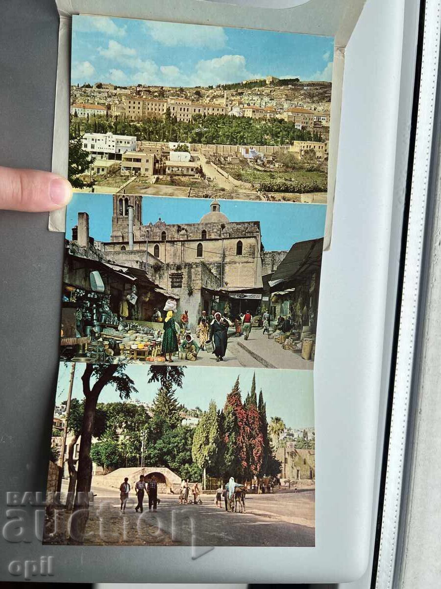 Set vechi de cărți poștale - Israel - Nazaret ‘65 cu preț 15.00 BGN | € 7.67 Set vechi de cărți poștale - Israel - Nazaret ‘65 cu preț 15.00 BGN | € 7.67