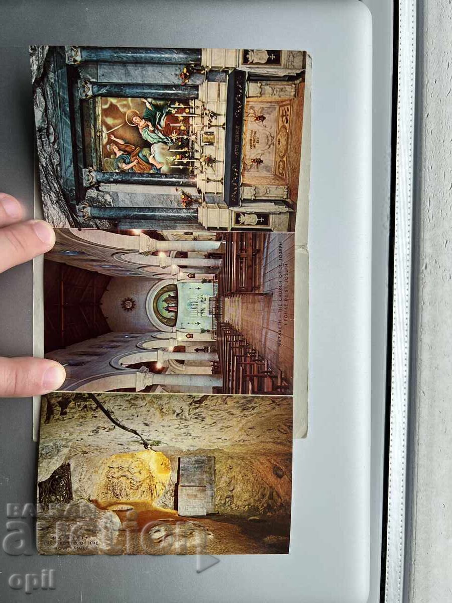 Licitație Set vechi de cărți poștale - Israel - Nazaret ‘65 Licitație Set vechi de cărți poștale - Israel - Nazaret ‘65