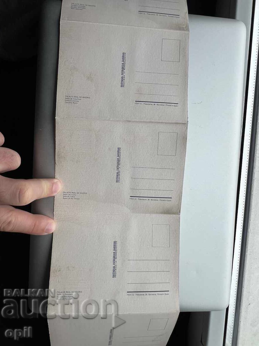 Set Vechi de Cărți Poștale - Spania - Palatul Regal din Madrid - 5 Set Vechi de Cărți Poștale - Spania - Palatul Regal din Madrid - 5