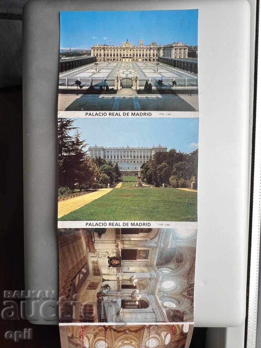 Set Vechi de Cărți Poștale - Spania - Palatul Regal din Madrid Set Vechi de Cărți Poștale - Spania - Palatul Regal din Madrid