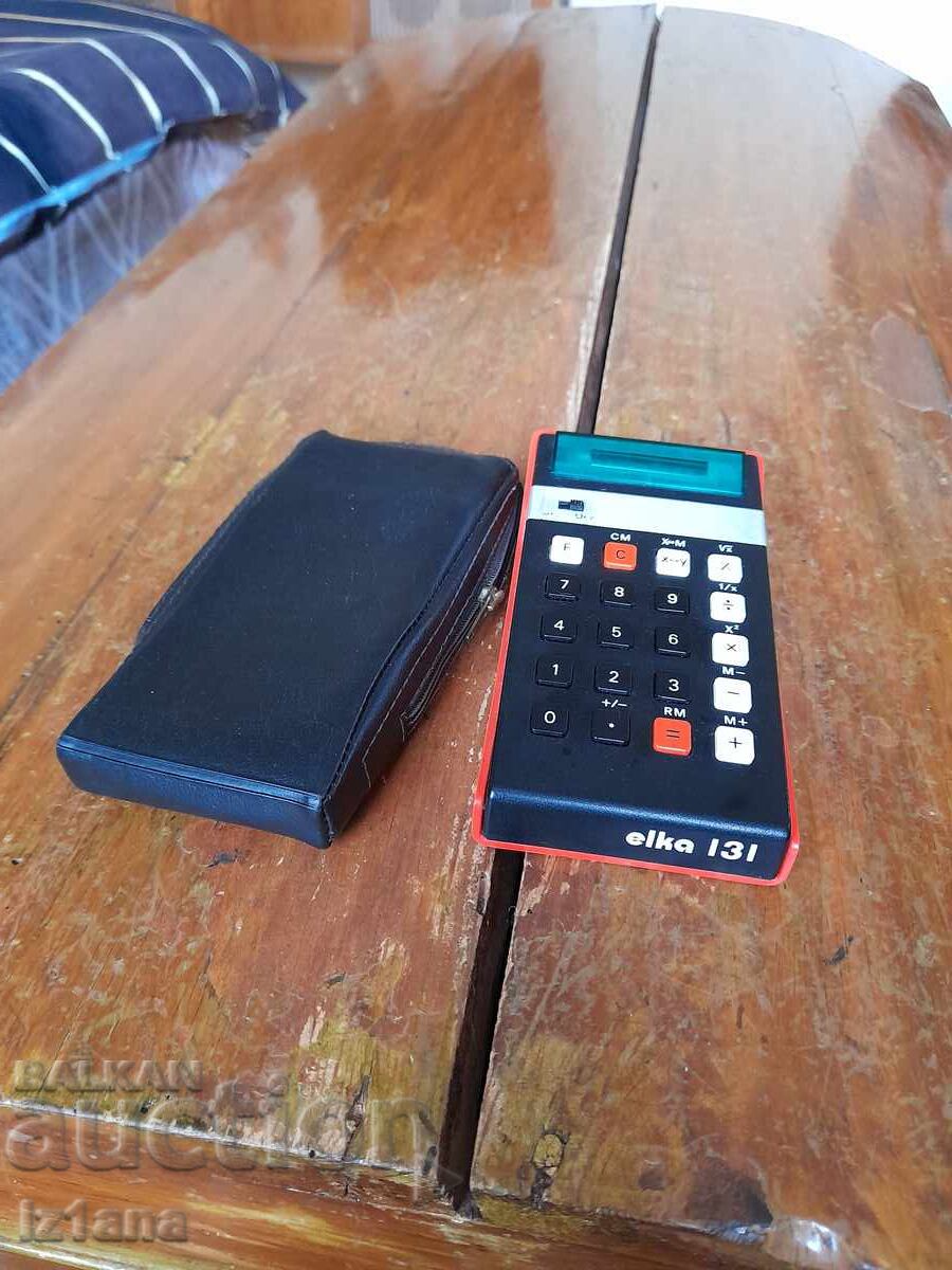 Calculator vechi Elka, Elka 131 cu preț 75.00 BGN | € 38.35 Calculator vechi Elka, Elka 131 cu preț 75.00 BGN | € 38.35