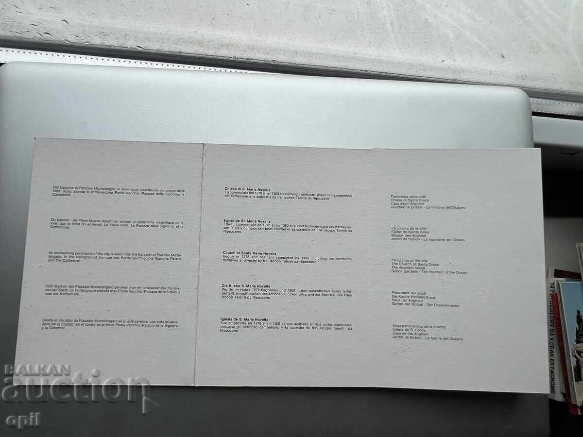 Set Vechi de Cărți Poștale - Italia - Florența - 6 Set Vechi de Cărți Poștale - Italia - Florența - 6