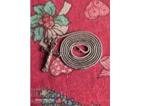 Silver chain with pendant. 55cm. I'm listing over 100 Auctions