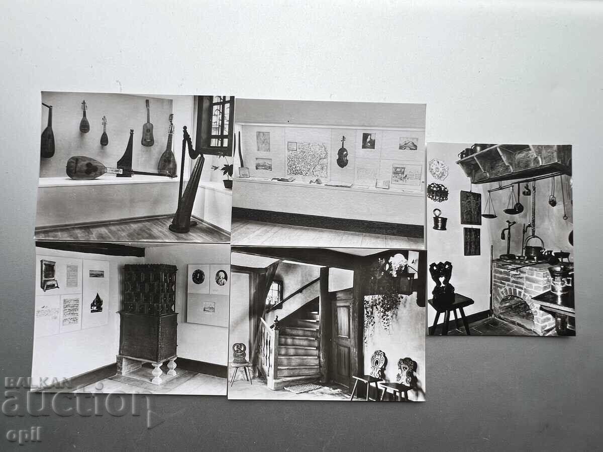 Set Vechi Mic de Cărți Poștale - Germania - Casa lui Bach - 5 Set Vechi Mic de Cărți Poștale - Germania - Casa lui Bach - 5