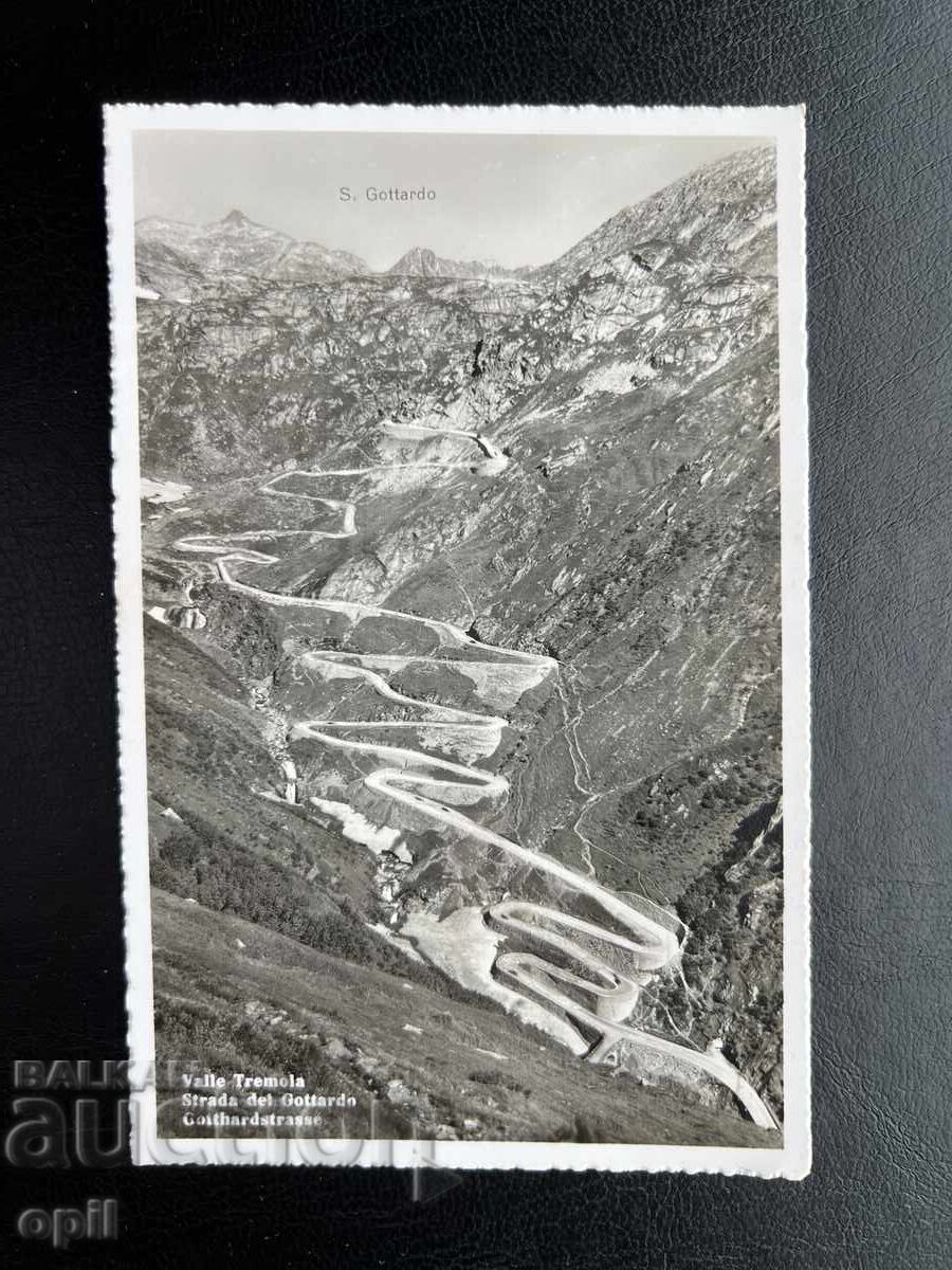 Old Postcard - Switzerland - Tremola Valley