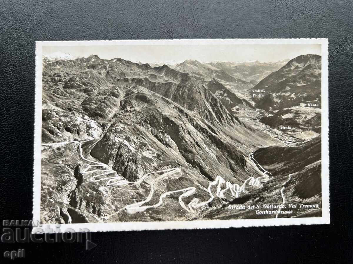 Old Postcard - Switzerland - Tremola Valley Old Postcard - Switzerland - Tremola Valley