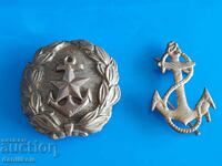 *$*Y*$* LOT CHINGA ȘI COCARDĂ MARINĂ MILITARĂ *$*Y*$*