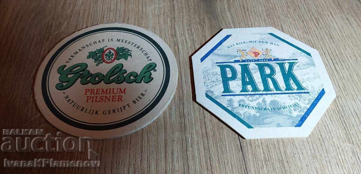 Delivery of Coasters, new, two pieces for collectors