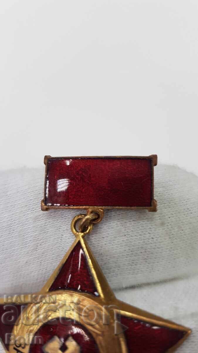 Foarte rară insignă comunistă, ecuson Miner Merituos 1960-1970 - 5