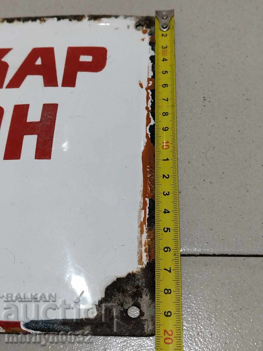 Enamelled sign, NRB sign - 6