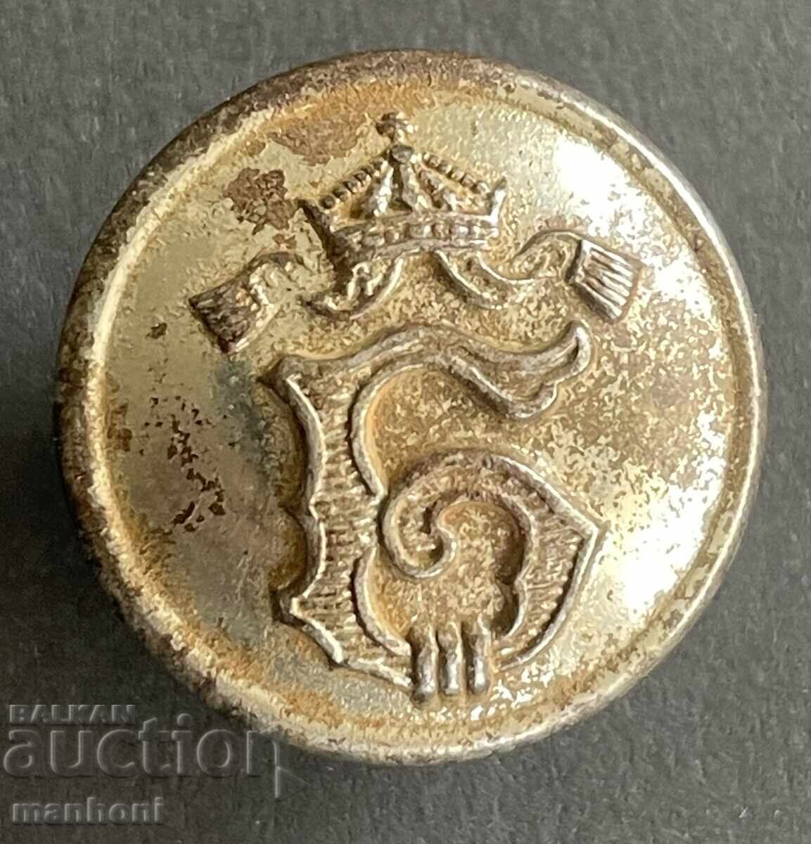 6013 Regatul Bulgariei buton uniformă pilot militar anii '40 6013 Regatul Bulgariei buton uniformă pilot militar anii '40