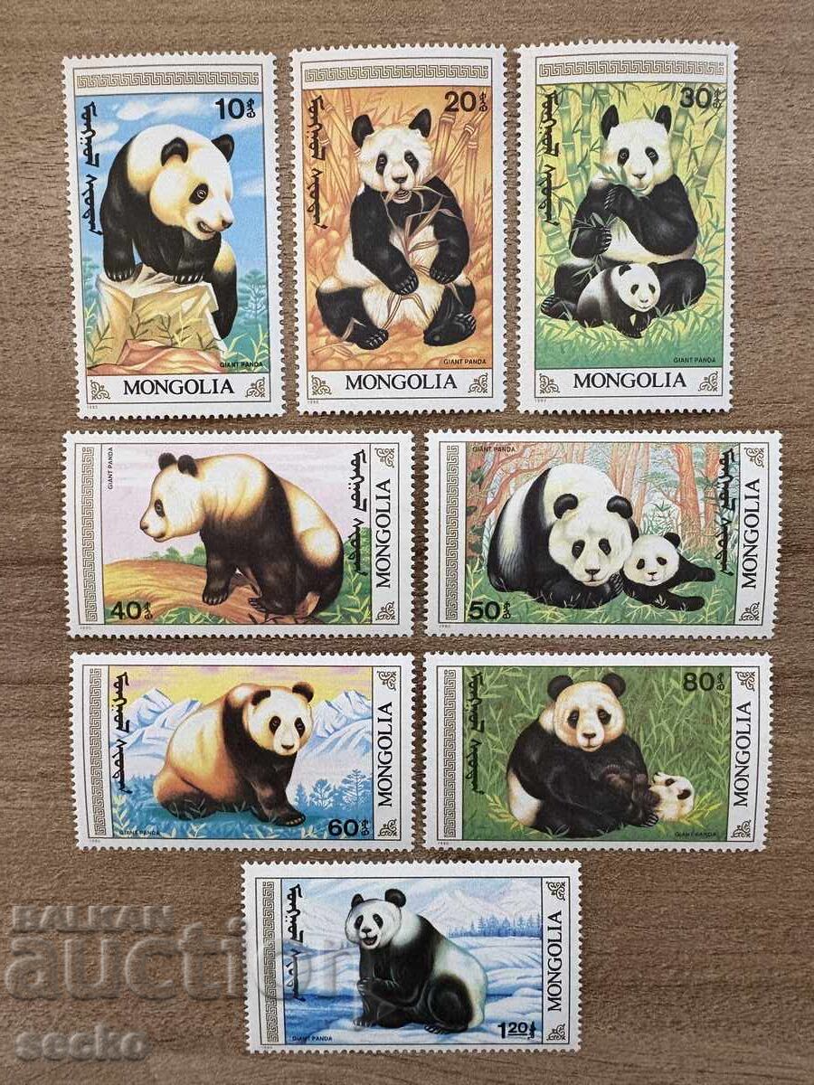 Μογγολία - Μεγάλη Πάντα (1990) MNH