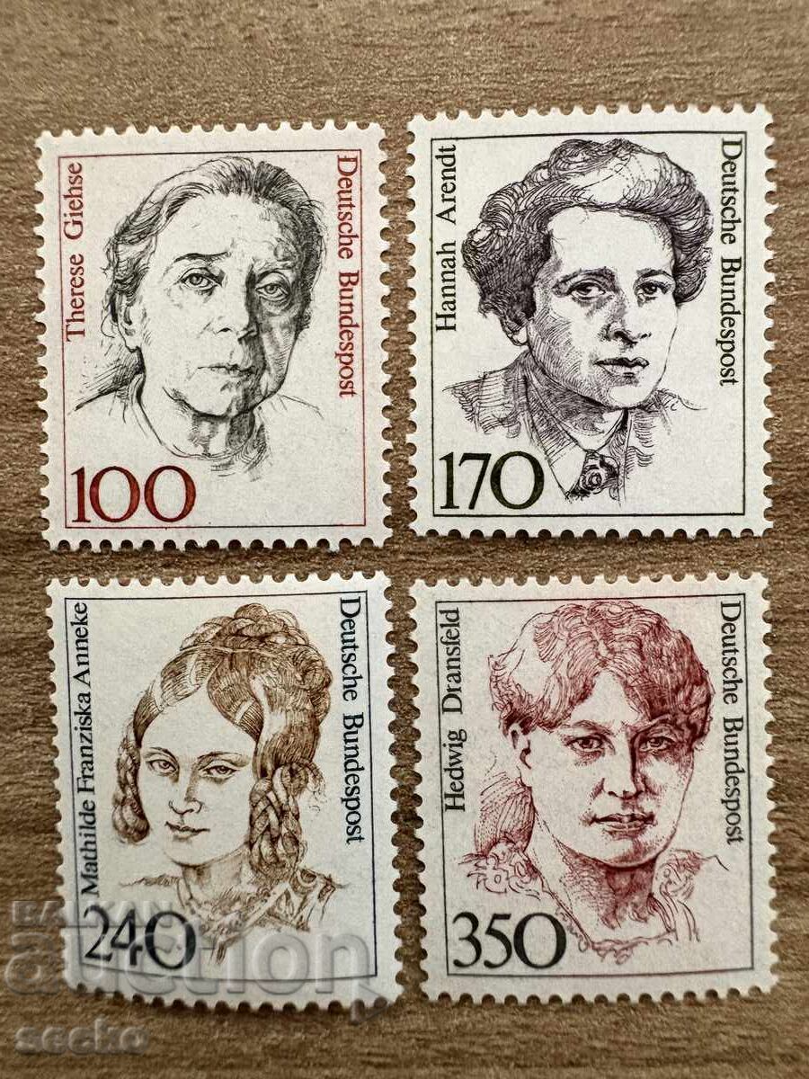 FRG/GFR - Femei celebre (1988) MNH