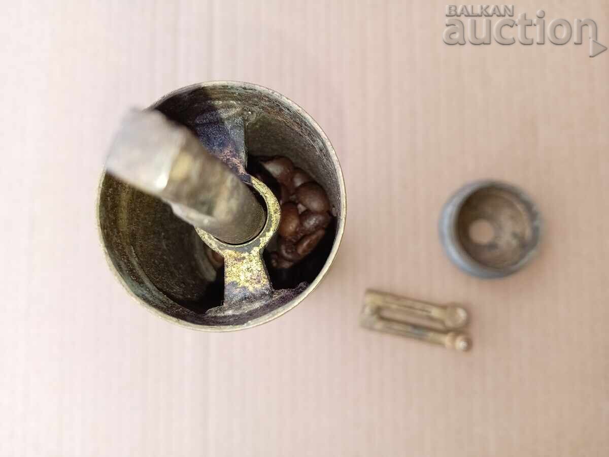 Old Revival coffee grinder with a tughra (Ottoman emblem) 18th century GRINDER - 7