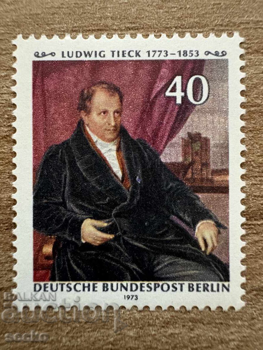 Βερολίνο - 200 χρόνια από τη γέννηση του Λούντβιχ Τηκ, ποιητή (1973) MNH