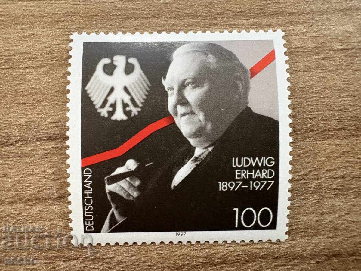 Γερμανία - 150 χρόνια από τη γέννηση του Λούντβιχ Έρχαρντ (1997) MNH