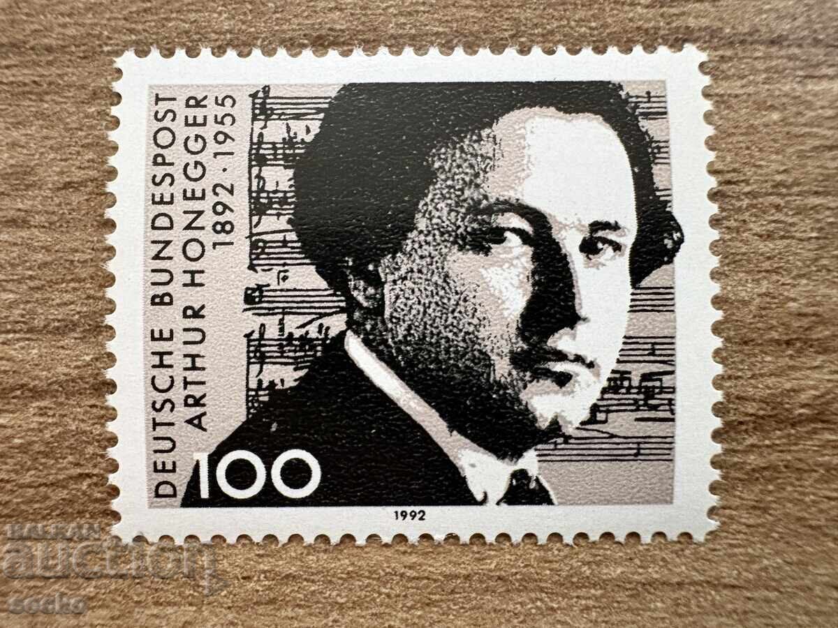 Germany - 100 g. from the birth of Arthur Honegger (1992) MNH Germany - 100 g. from the birth of Arthur Honegger (1992) MNH