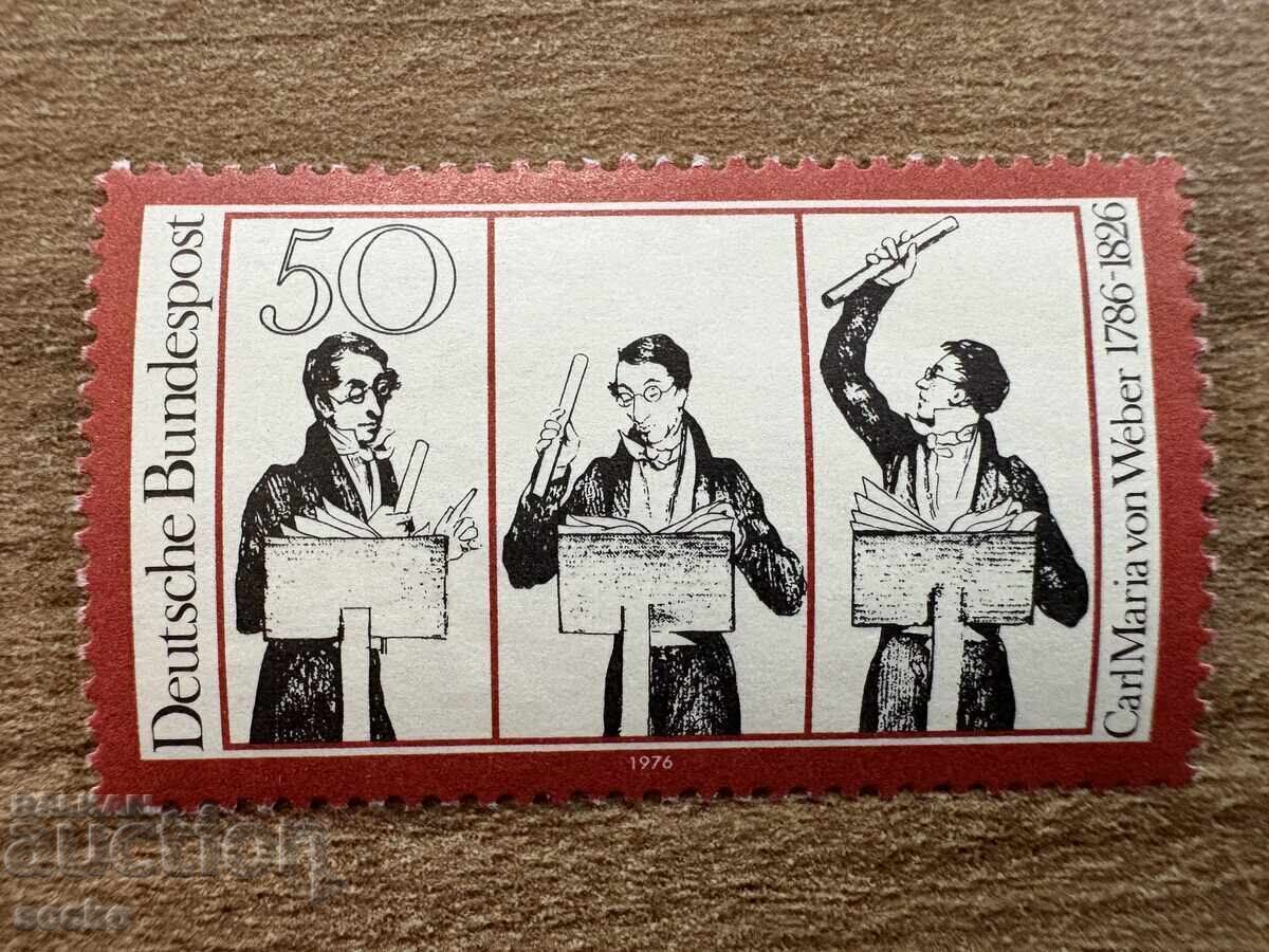 FRG/FRG - 150th anniversary of the death of Karl Maria von...(1976) MNH FRG/FRG - 150th anniversary of the death of Karl Maria von...(1976) MNH