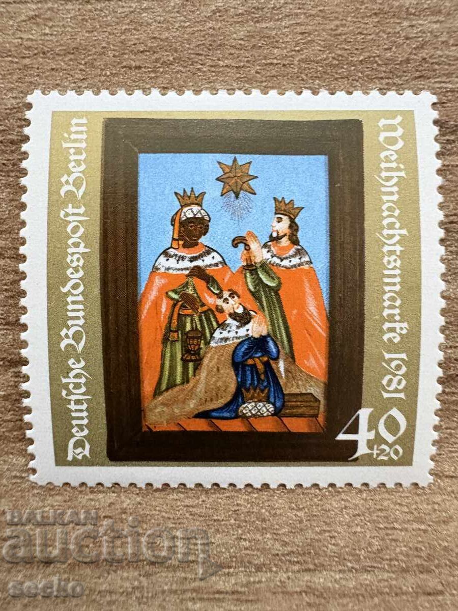 Βερολίνο - Χριστουγεννιάτικο γραμματόσημο (1981) MNH Βερολίνο - Χριστουγεννιάτικο γραμματόσημο (1981) MNH