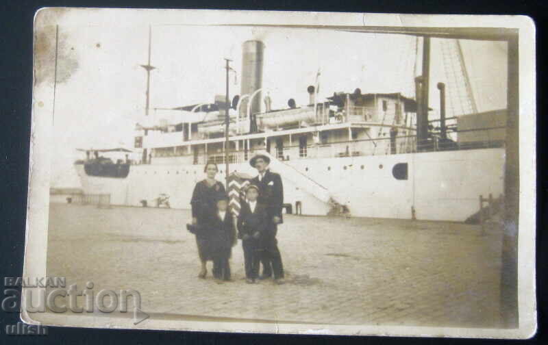 Βασίλειο της Βουλγαρίας οικογενειακή καρτ ποστάλ πλοίο Βασίλειο της Βουλγαρίας οικογενειακή καρτ ποστάλ πλοίο