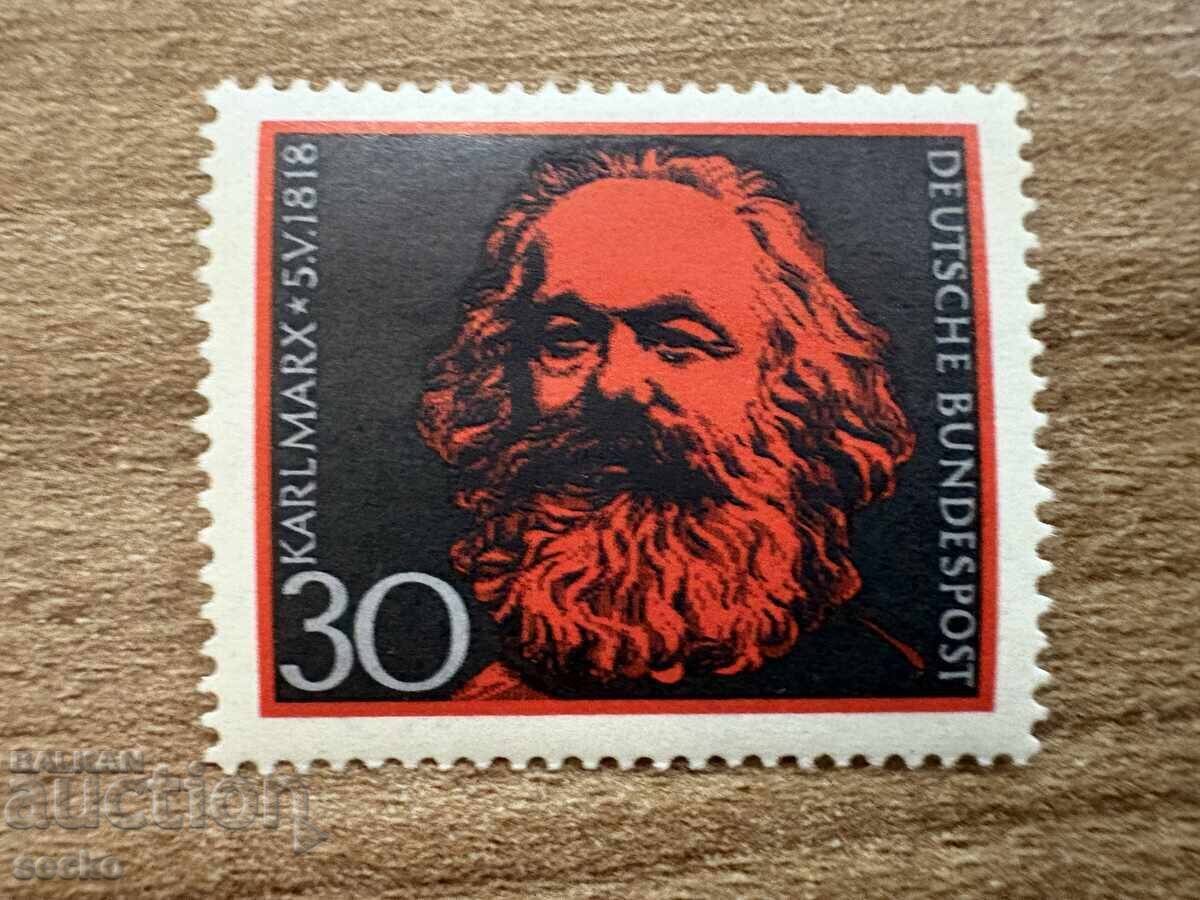 ФРГ/ГФР - 150 г. от рождението на Карл Маркс (1968) MNH
