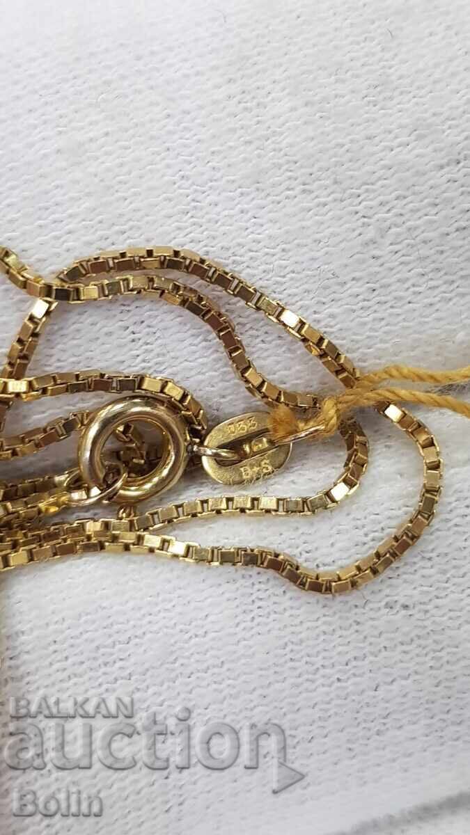 Δημοπρασία Όμορφος χρυσός σταυρός με γρανάτη 8 καρατίων 333 προέλευσης Ευρώπης