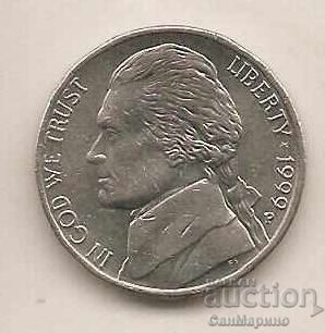 5 cenți SUA 1999 P* cu preț 0.50 BGN | € 0.26 5 cenți SUA 1999 P* cu preț 0.50 BGN | € 0.26