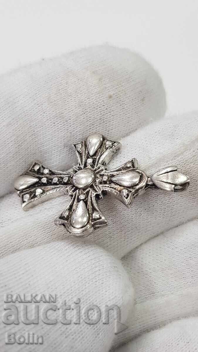 Cruce de argint de colecție, cruciuliță Europa, argint 925 - 6 Cruce de argint de colecție, cruciuliță Europa, argint 925 - 6