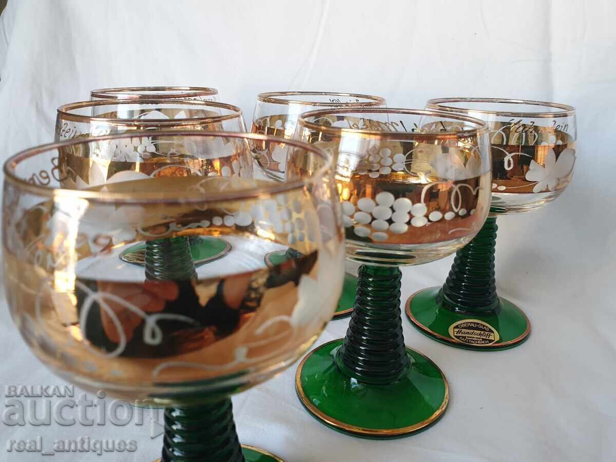 Аукцион Комплект чаши с позлата - Франция Аукцион Комплект чаши с позлата - Франция