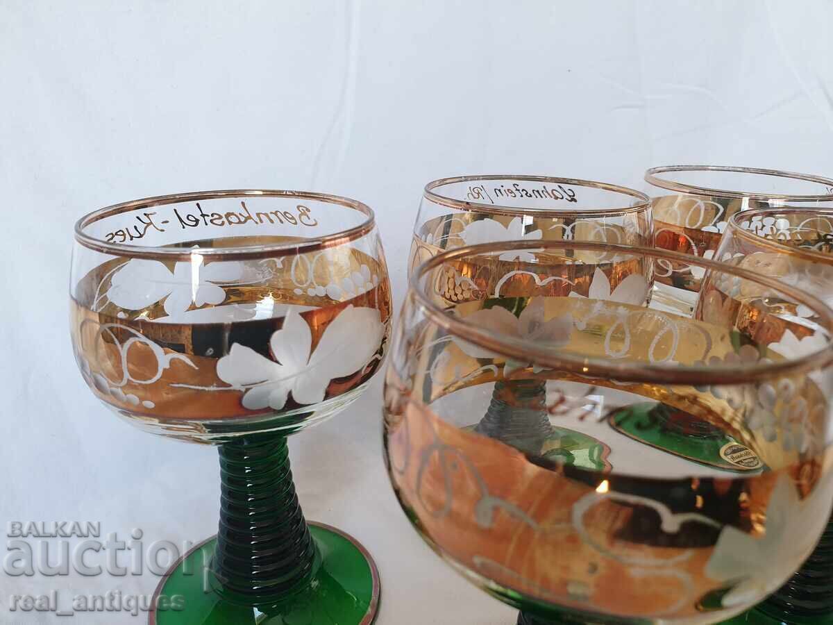 Set de cești cu aurire - Franța - 7 Set de cești cu aurire - Franța - 7