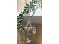 Αναγεννησιακός ασημένιος Σταυρός Εγκόλπιο Διπλής Όψης!