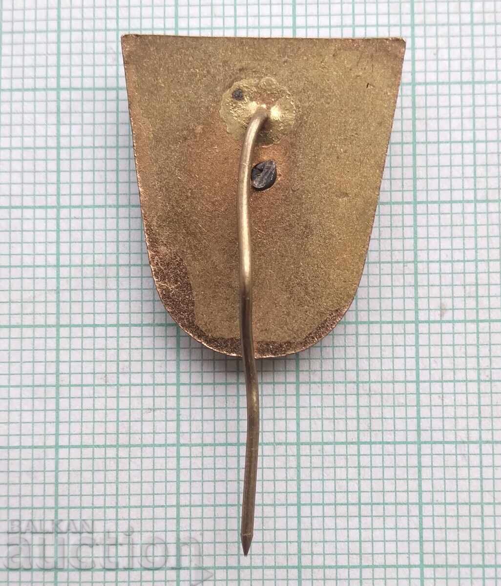 Auction  18810 Badge - Sofia Cup Women 1960 - bronze enamel