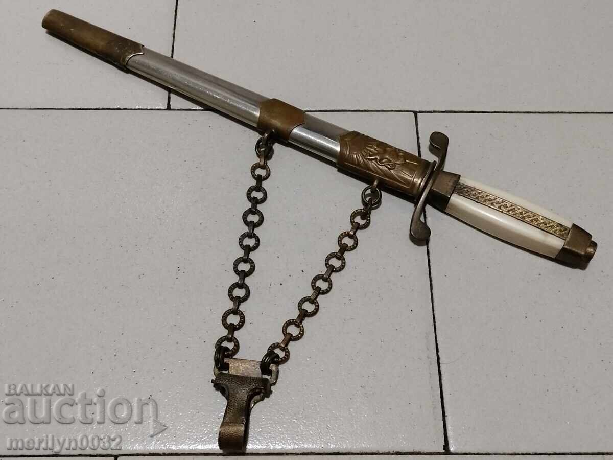 Kortik de ofițer militar general, cuțit pumnal cu kaniya - 6