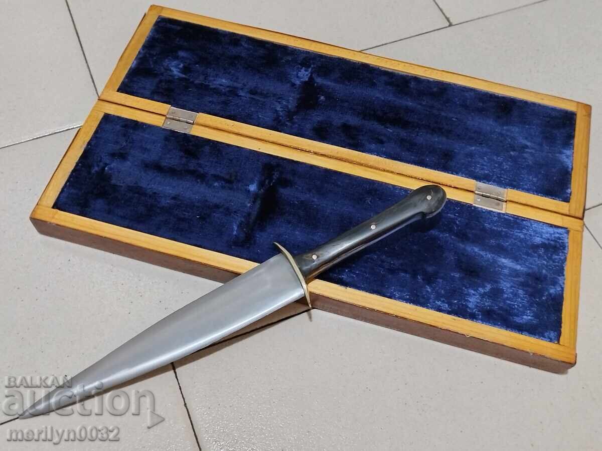 Camă la Levski, suvenir premiu în VNUV "V. Levski" cuțit baionetă - 5