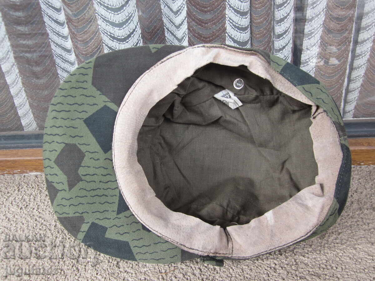 Bulgarian military officer's camouflage hat with a cockade - 5