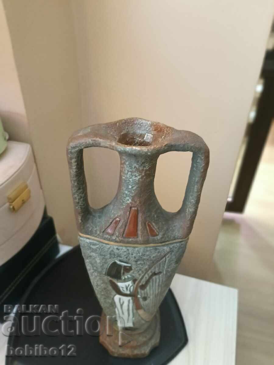 Δημοπρασία Ιταλική κεραμική βάζο Αίγυπτος Bresciani ARCO Gardasee