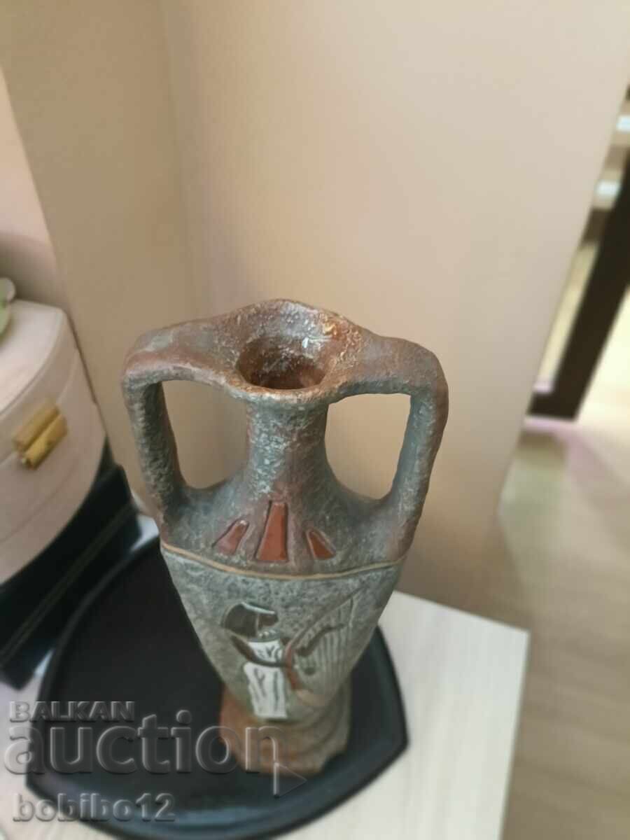 Παράδοση Ιταλική κεραμική βάζο Αίγυπτος Bresciani ARCO Gardasee