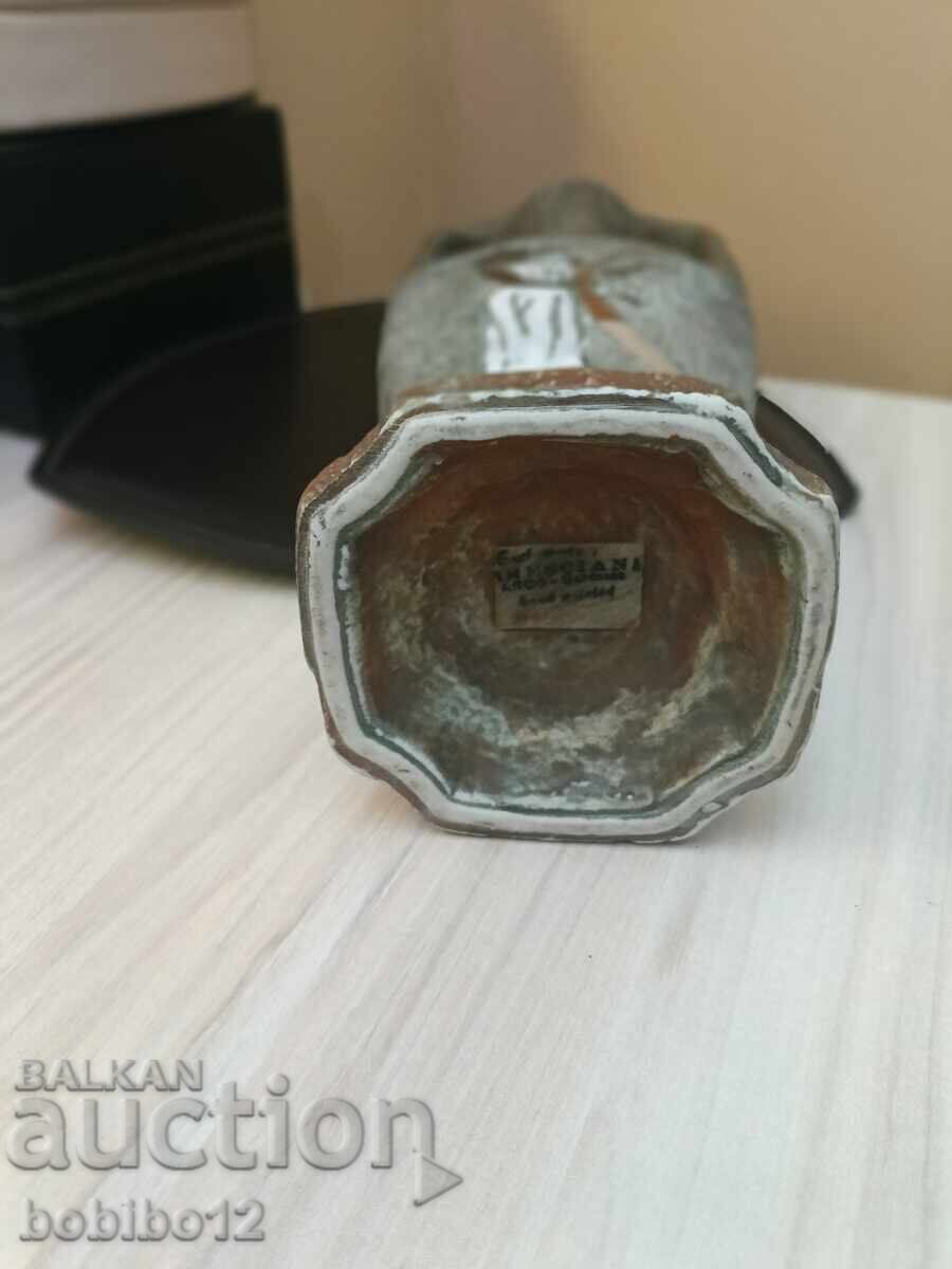 Ιταλική κεραμική βάζο Αίγυπτος Bresciani ARCO Gardasee - 7