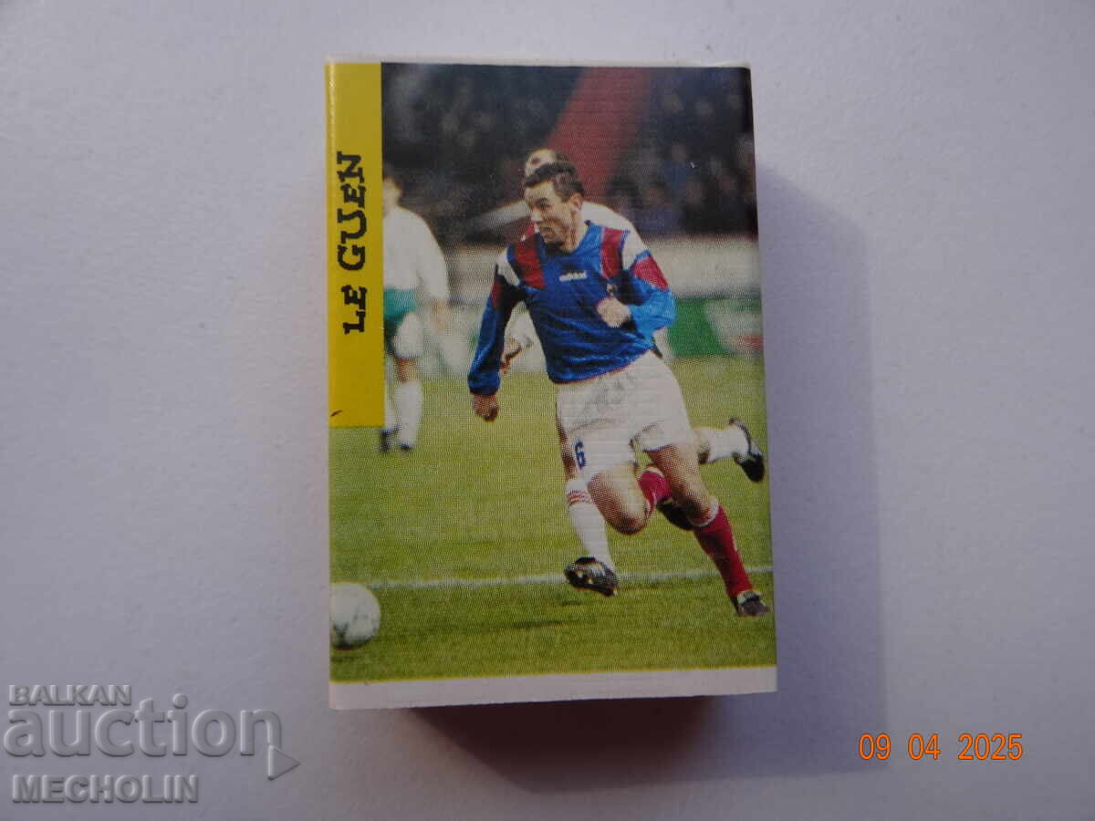 2 CHIBRITURI FRANCEZE DE COLECȚIE FOTBALIȘTI 1996 G cu preț 15.00 BGN | € 7.67 2 CHIBRITURI FRANCEZE DE COLECȚIE FOTBALIȘTI 1996 G cu preț 15.00 BGN | € 7.67