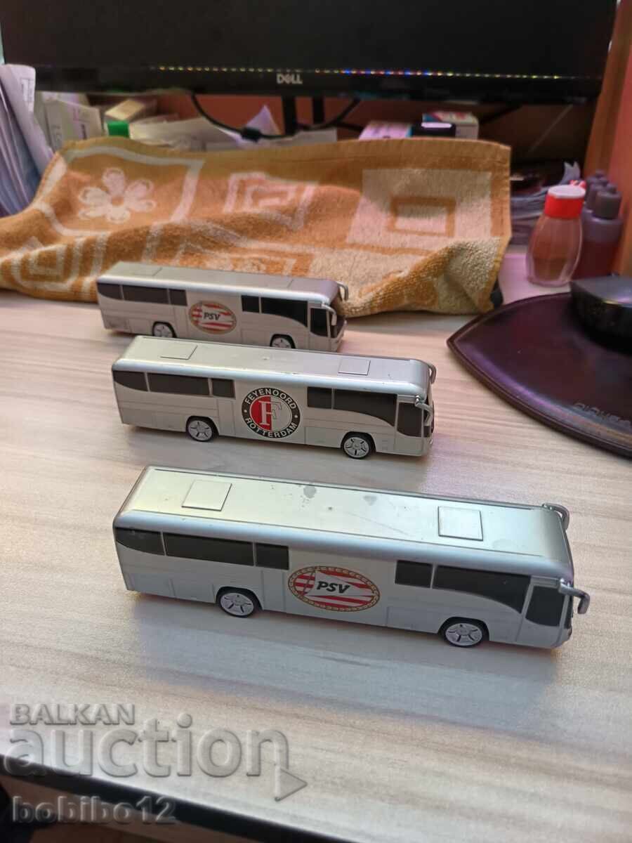 Lot of football team buses - 3 for 10 Lot of football team buses - 3 for 10