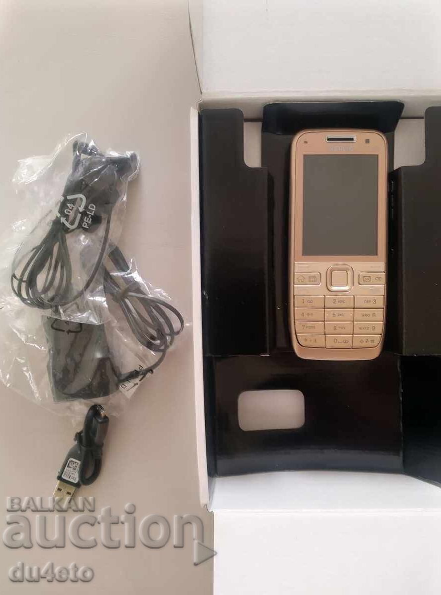 Доставка на Мобилен телефон Nokia Нокиа E 52 Gold чисто нов 3.2MP640x480