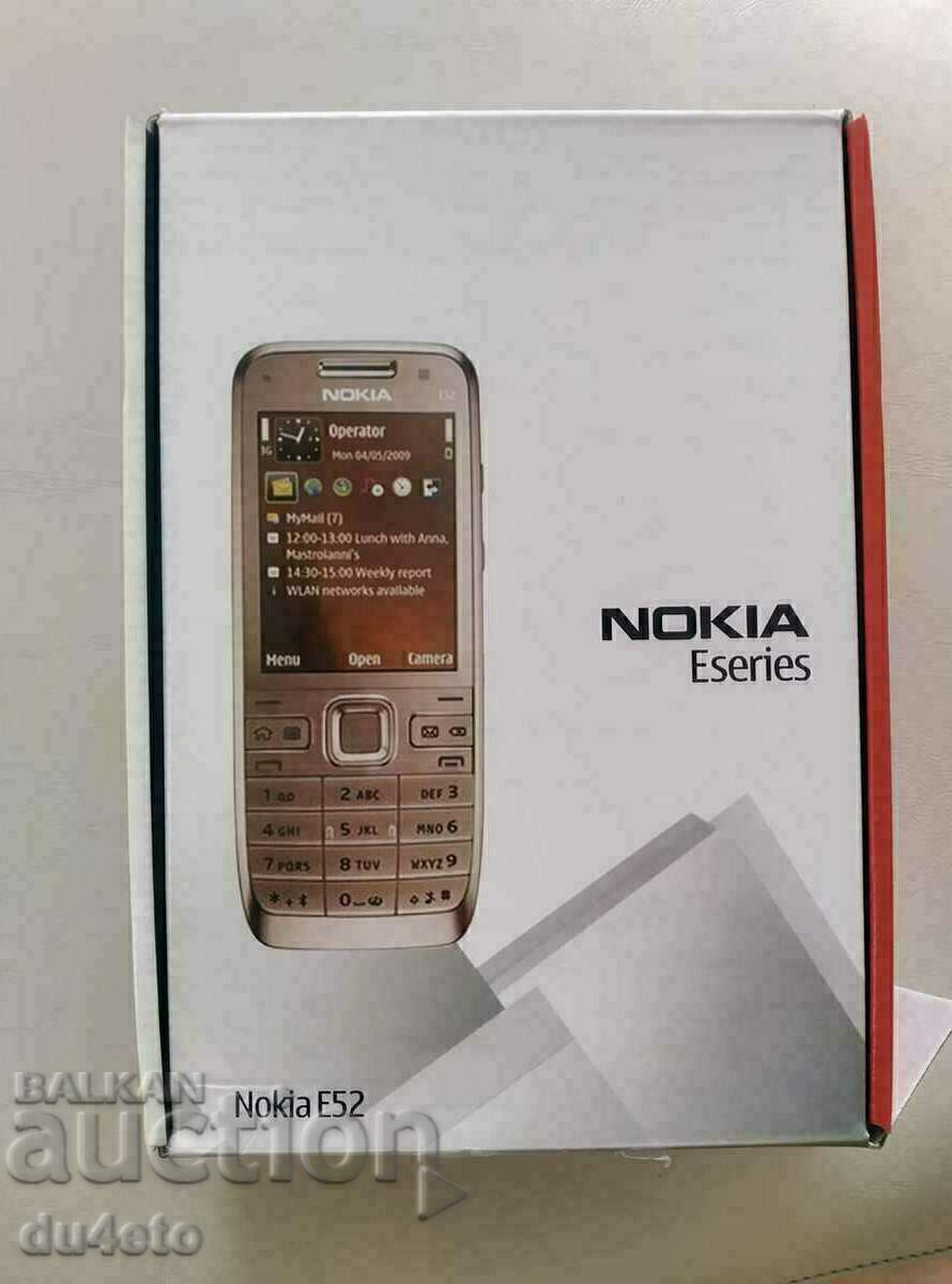 Мобилен телефон Nokia Нокиа E 52 Gold чисто нов 3.2MP640x480 - 5