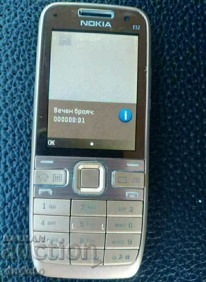 Мобилен телефон Nokia Нокиа E 52 Gold чисто нов 3.2MP640x480 - 6