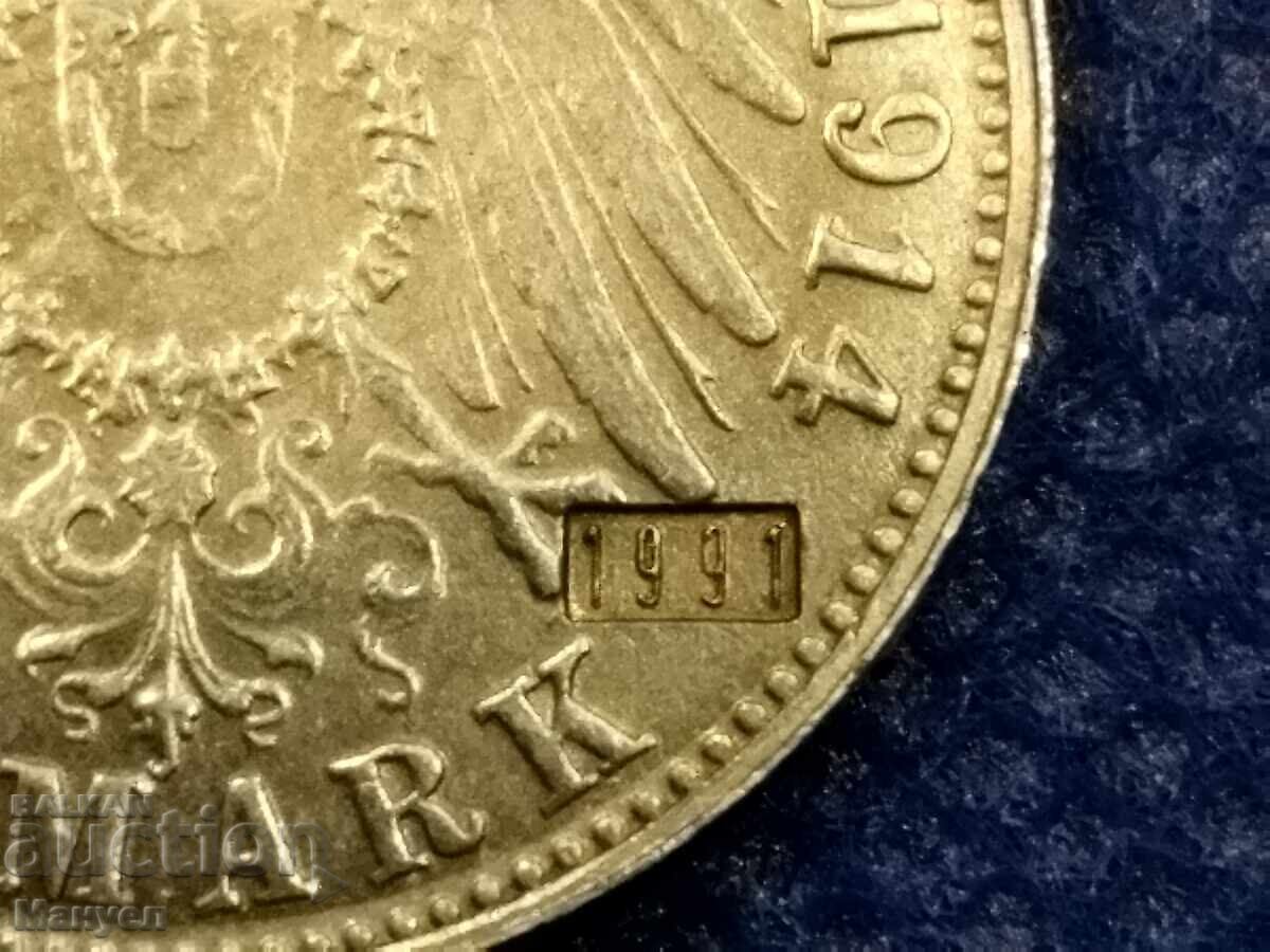 5 Μάρκα - 1914, Πρωσία - 5 5 Μάρκα - 1914, Πρωσία - 5