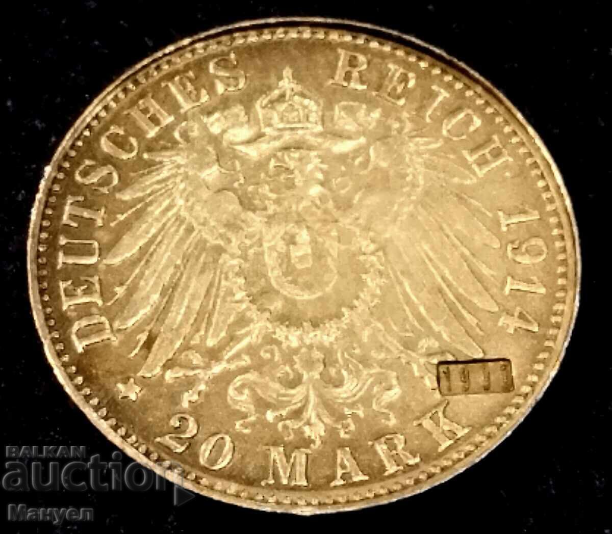 5 Μάρκα - 1914, Πρωσία - 6 5 Μάρκα - 1914, Πρωσία - 6