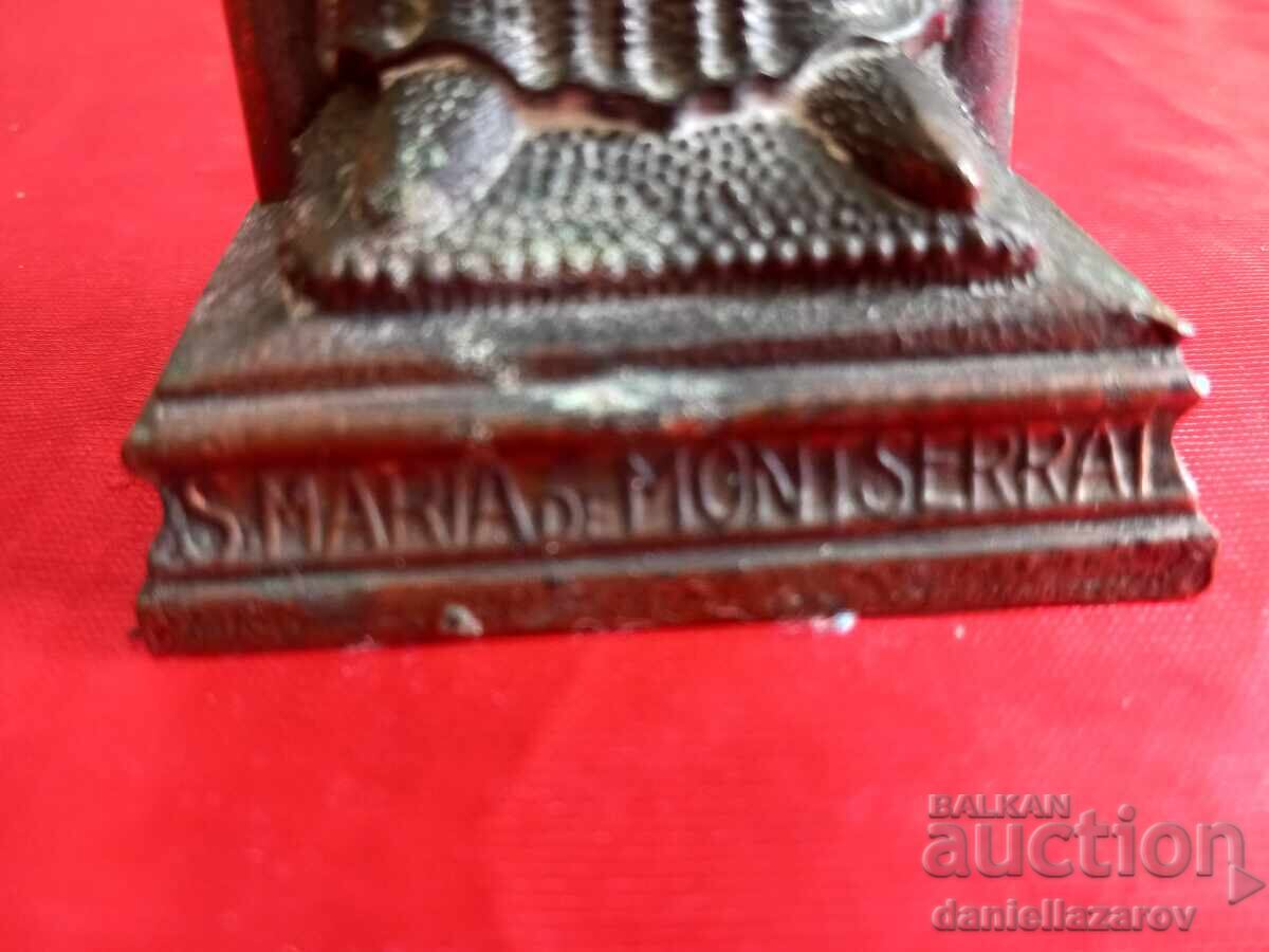 Old Metal Figure, Statuette Virgin Mary - 5