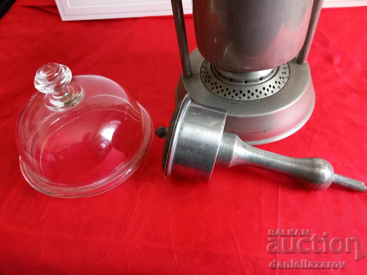1910. Πολύ Σπάνια Παλιά Καφετιέρα με Γκαζιέρα 1910 - 5 1910. Πολύ Σπάνια Παλιά Καφετιέρα με Γκαζιέρα 1910 - 5