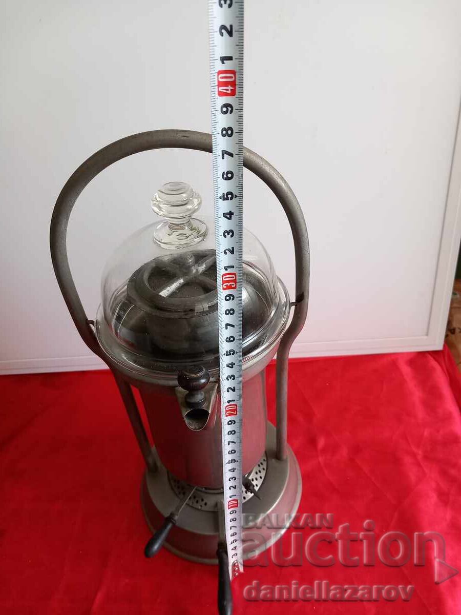 1910. Πολύ Σπάνια Παλιά Καφετιέρα με Γκαζιέρα 1910 - 7 1910. Πολύ Σπάνια Παλιά Καφετιέρα με Γκαζιέρα 1910 - 7