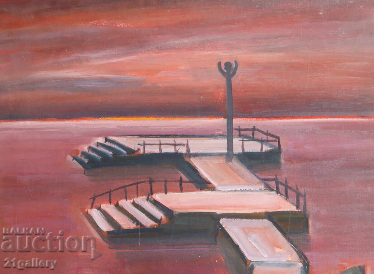 Delivery of Prof. Stoyan Domuschiev (1935-2021) Marine Landscape