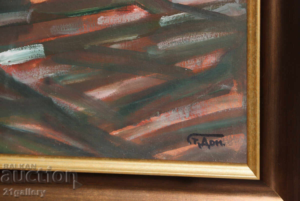 Prof. Stoyan Domuschiev (1935-2021) Marine Landscape - 6